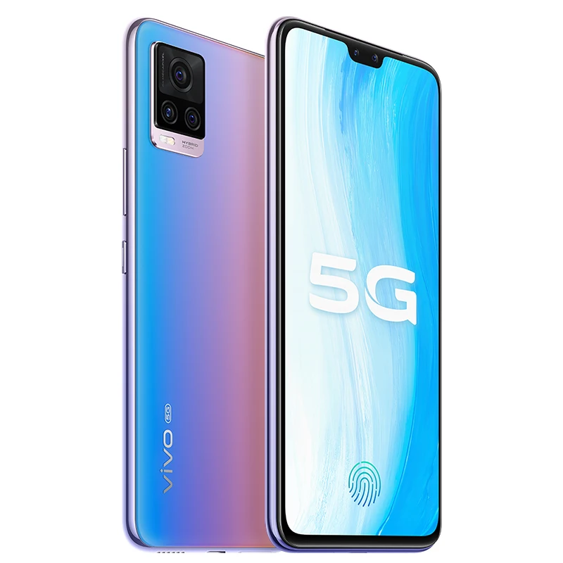 Official Vivo S7 5G Mobile Phone 4000mAh 30W Charger OTG Face ID Snapdragon 765G Octa Core 64.0MP 6.44" 2400X1080 Android 11.0 8gb ddr3