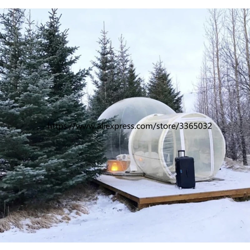 Горячая надувной пузырь палатка дом большой надувной Igloo палатка для наружного кемпинга