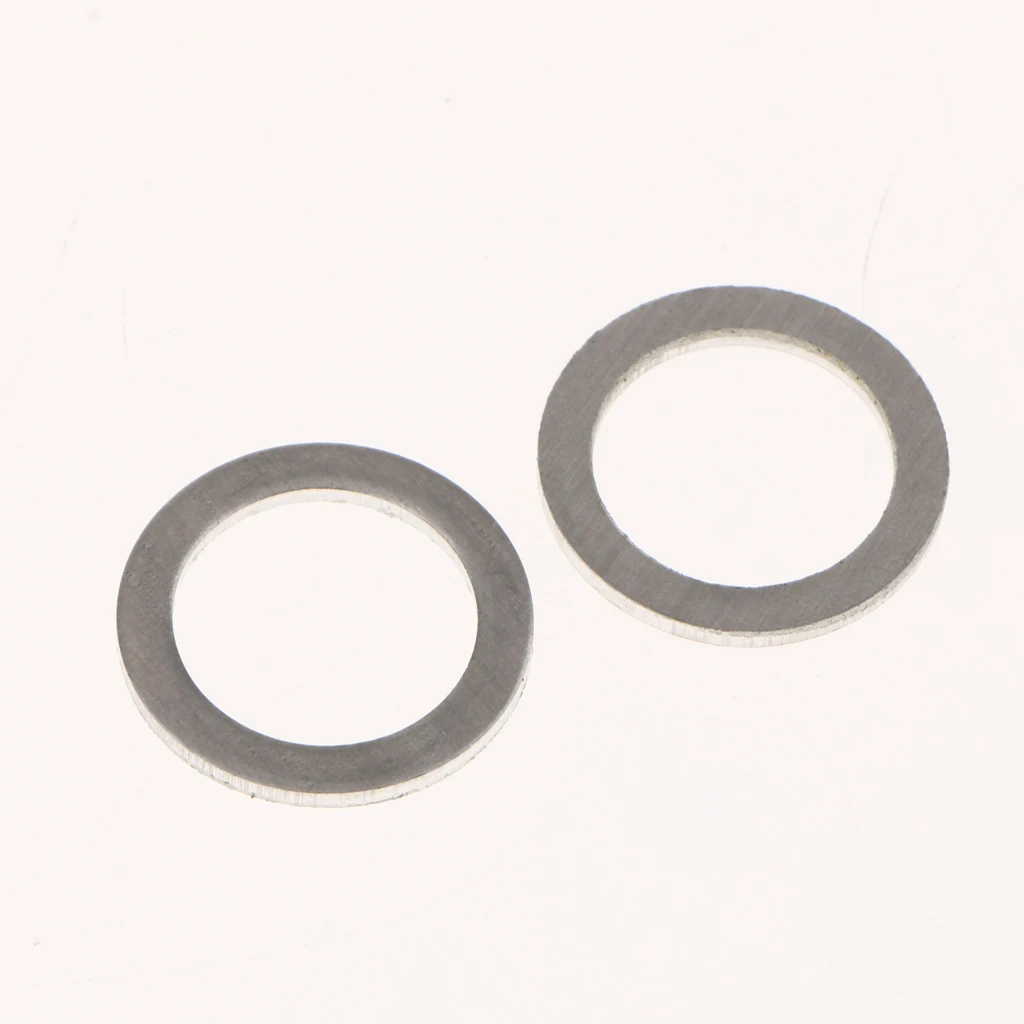 50 Pieces 14mm Oil Drain Plug Metal Washer Gaskets Fits For Mazda 9956-41-400