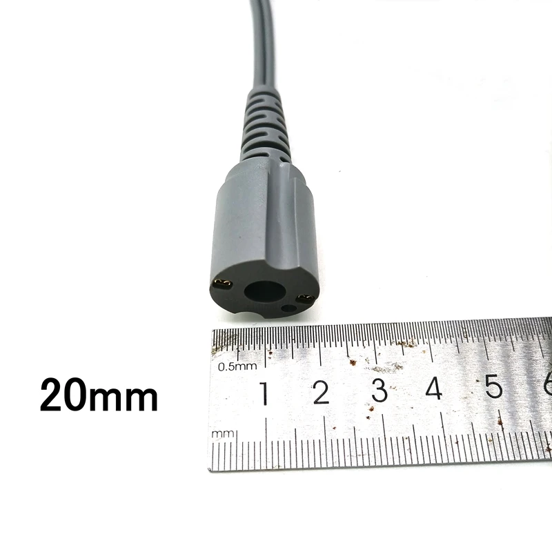 30000 rpm Strong machine Accessories Nail Drill Handpiece Cord power Cable For Electric Nail Drill 10mm Gray Handle Rope nail drill handpiece