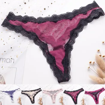 

Fashion Sexy Solid Lace Panties Delicate Women Translucent Underwear Lenceria Mujer Sheer Lace Tank Lace Sexy 2020 Underpant#C12