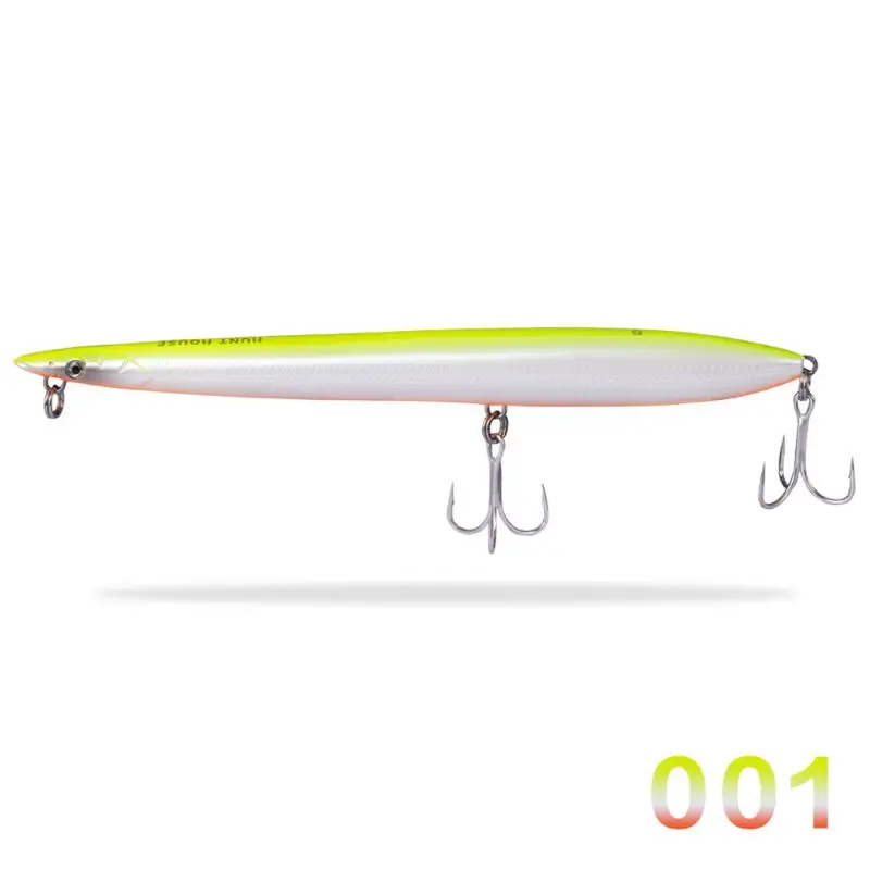 Длинная дорожная приманка, плавающая вода, бионическая жесткая приманка, карандаш, приманка большого размера, морские рыболовные приманки - Цвет: 1