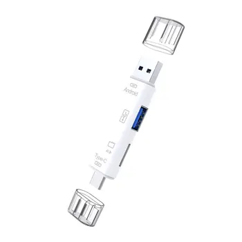 

Micro USB 3.0 Smart Card Reader To Type-C Flash Drive Adapter For Computer Laptop Accessories OTG Multi-Function TF Card Gadget