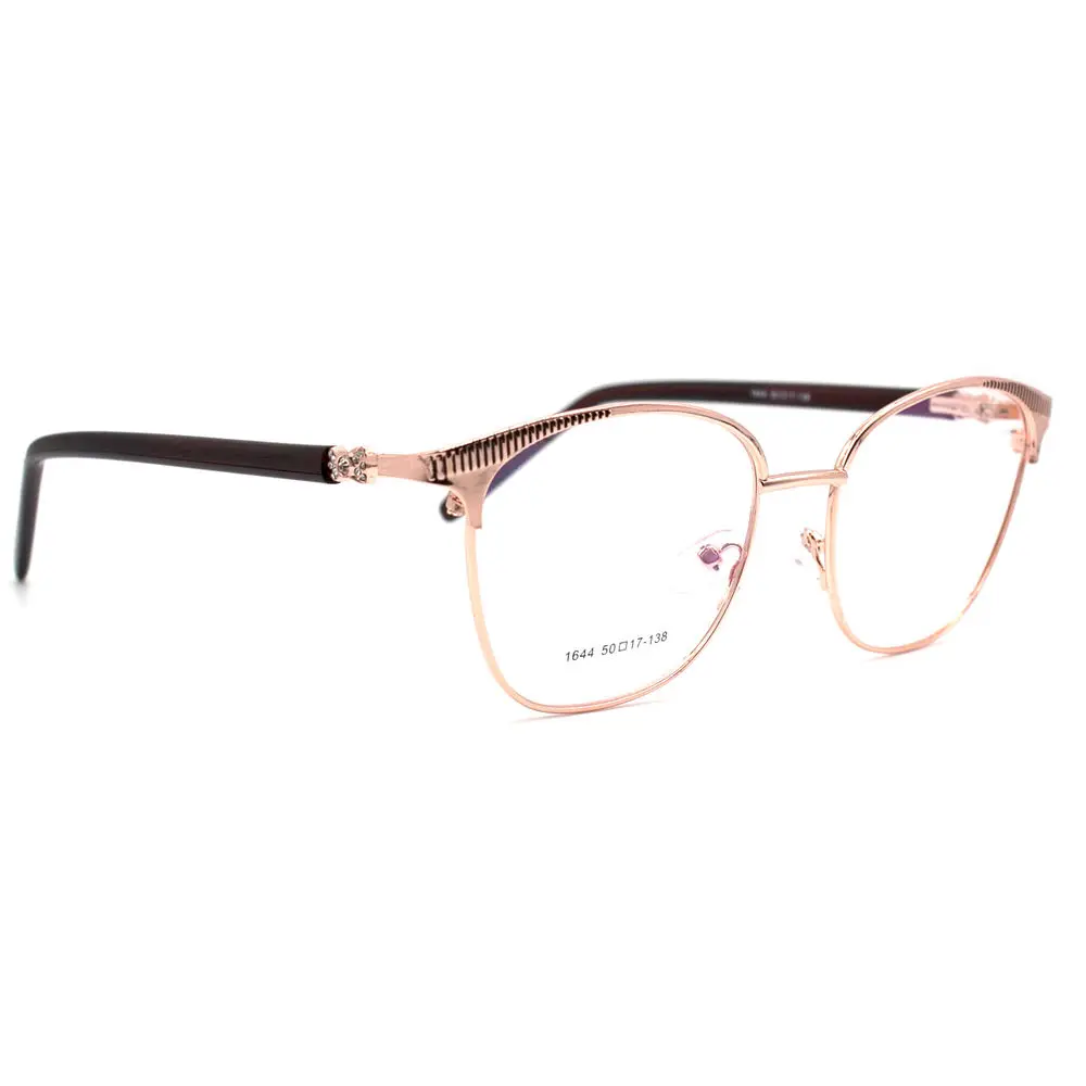 LuckTime Casual Fashion Glasses Frame Metal Retro Woman Myopia Eye Glasses Frame Lucky Time Women Optical Eyeglass frames#1644