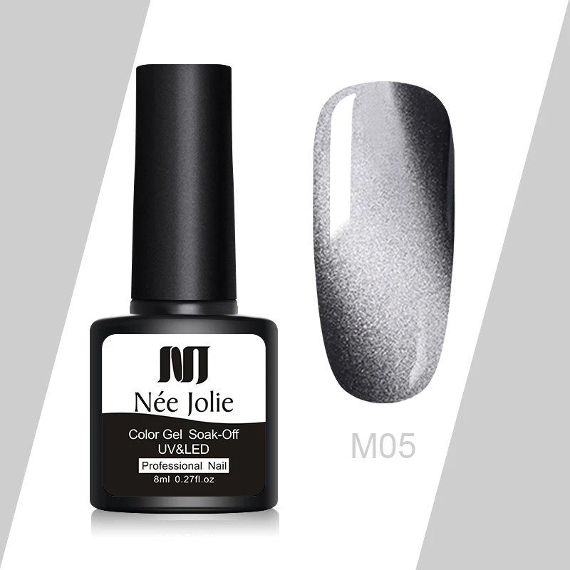8ML-M05 12 цветов Гель-лак для ногтей кошачьи Глаза 3D магический лак Полупостоянный лак для ногтей маникюрный лак магнит 8 мл - Цвет: 8ML-M05
