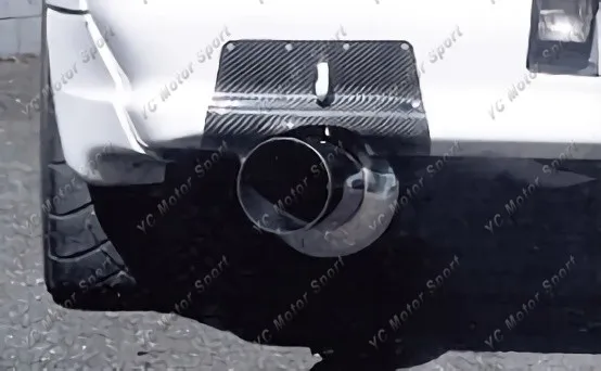 1989-1994 Nissan Skyline R32 GTST HCR32 GTR BNR32 Rear Bumper Exhaust Heat Shield CF (101)