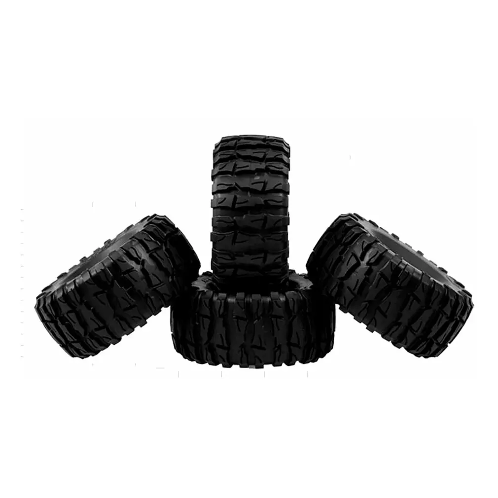 

For 1 / 10 Climbing Car 4pcs General Purpose Tires Axe Torch Tread Remote Control Model Upgrade Accessories