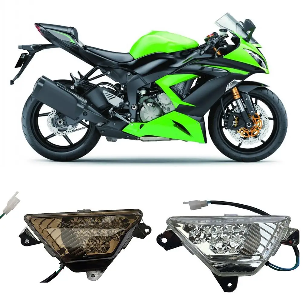 Stylish Motorcycle Front Turn Signal Light for Kawasaki Ninja 250 300 13-16 ZX-6R 636 New Hot Boutique