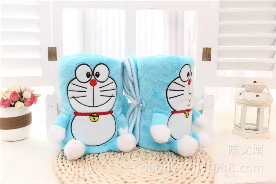 Стиль Джингл кошки Doraemon рулон ковер Джингл кошки складное покрывало фланелевое одеяло детское одеяло