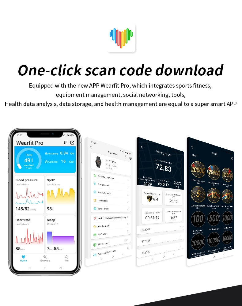 Original HW16 44mm Smart Watch Series6 Men 320*385 Screen Custom Picture Smartwatch Women Bluetooth Call 2022 pk FK88 IWO13 W46