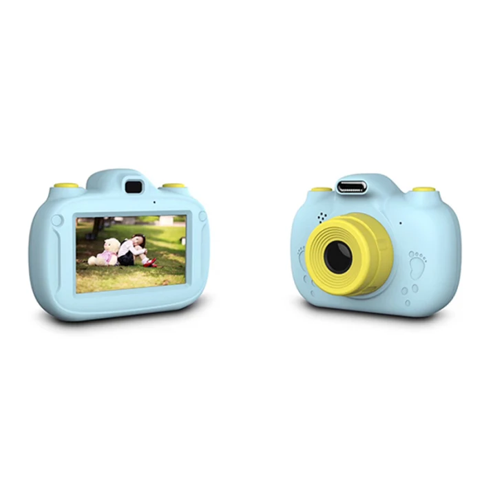Digital Kids Camera 3Inch TouchScreen Dual Lens Cartoon Photography Birthday Gift OC-shipping