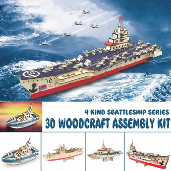 

3D Puzzles Children Adults Puzzles for Adults Learning Education Brain Teaser Assemble Toy Ship Model Games Jigsaw