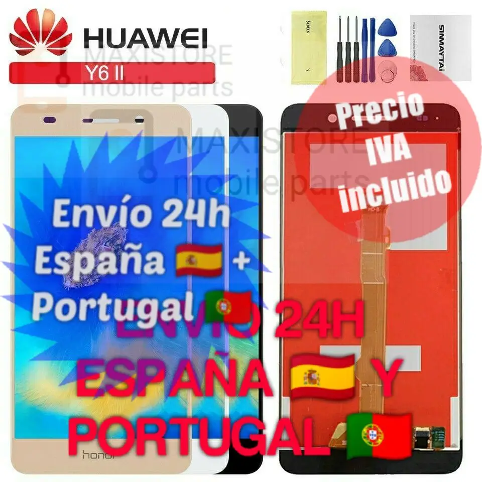 Экран для Huawei Y6 II CAM-L23 CAM-L03 CAM-L21 Honor Holly 3 Lcd сенсорный экран Доставка 24 ч Испания и