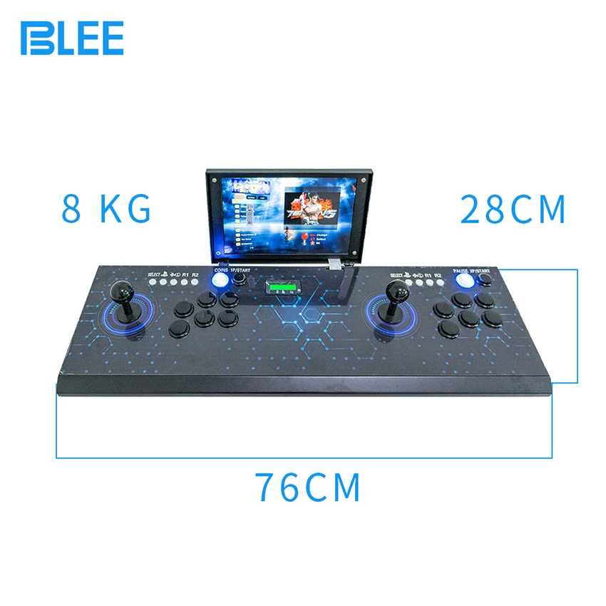 10 дюймовый экран lcd 2 игрока аркадная консоль 2000+ Ретро аркадные игры HD VGA выход