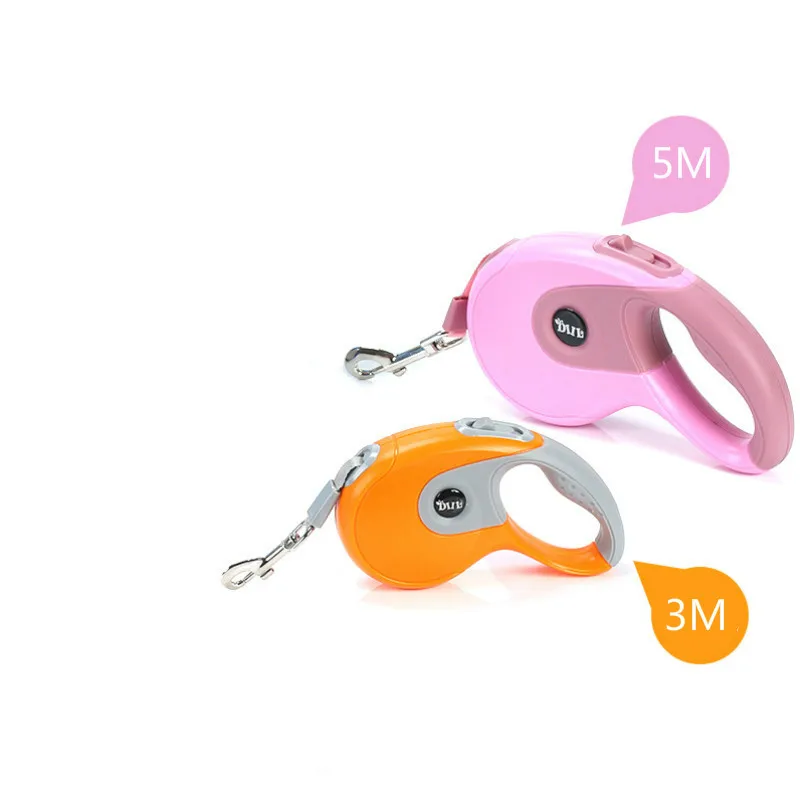 Автоматический поводок для собак нейлоновая тянущаяся веревка с пластиковым