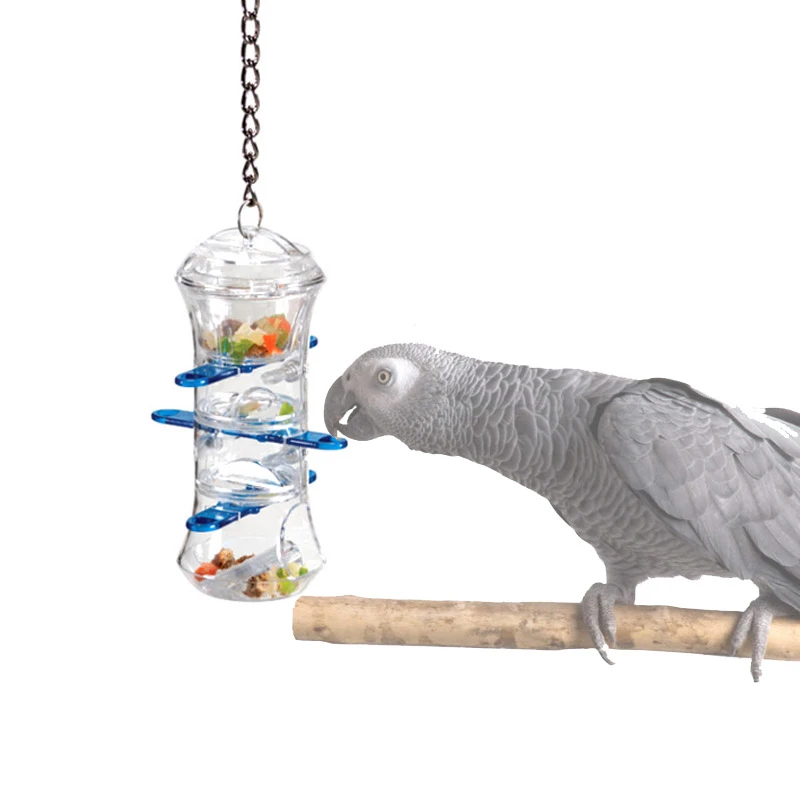 CAITEC Papegaai Push en Pull Interactieve Treat Holder Bite Resistant Foerageren Vogel Speelgoed voor Grote Papegaaien|parrot toys|large parrot toystoys for parrots - AliExpress