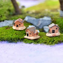 Кукольный домик мини небольшой дом коттеджи «сделай сам» Игрушки, поделки рисунок Террариум с мхом Цветущий сад орнамент пейзаж Декор разные цвета