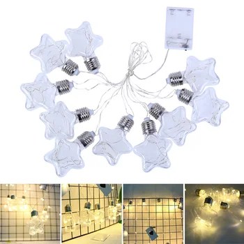 

Warm Fantasy Starry Lantern Decoration Light Curtains Bedroom Decorating Balcony Christmas Garden Wedding Party Decoration