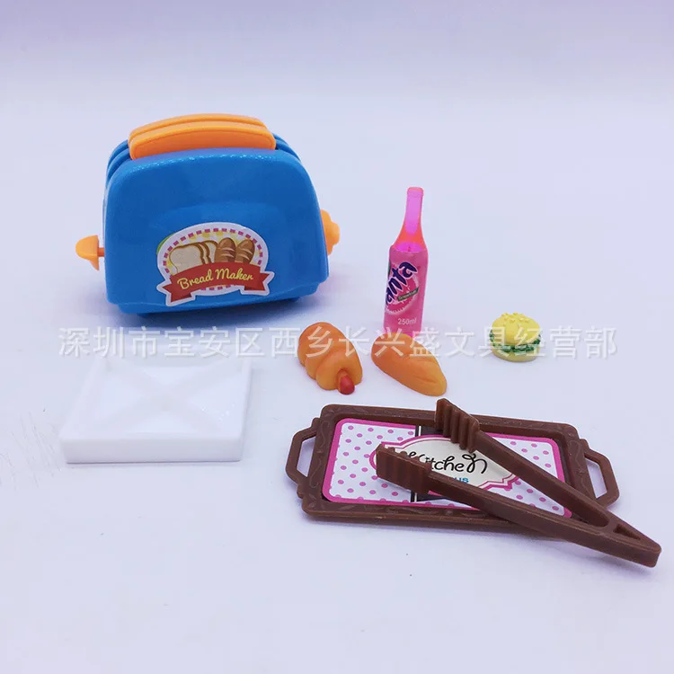 Южная Корея игрушка женский игровой дом набор столовой посуды для кухни DIY кухонные принадлежности полимерная для торта мини-еда
