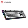 HEXGEARS GK735 Kailh переключатель коробки механическая клавиатура 104 ключа Горячая замена Водонепроницаемая игровая клавиатура PBT Keycaps RGB боковая к... ► Фото 1/6