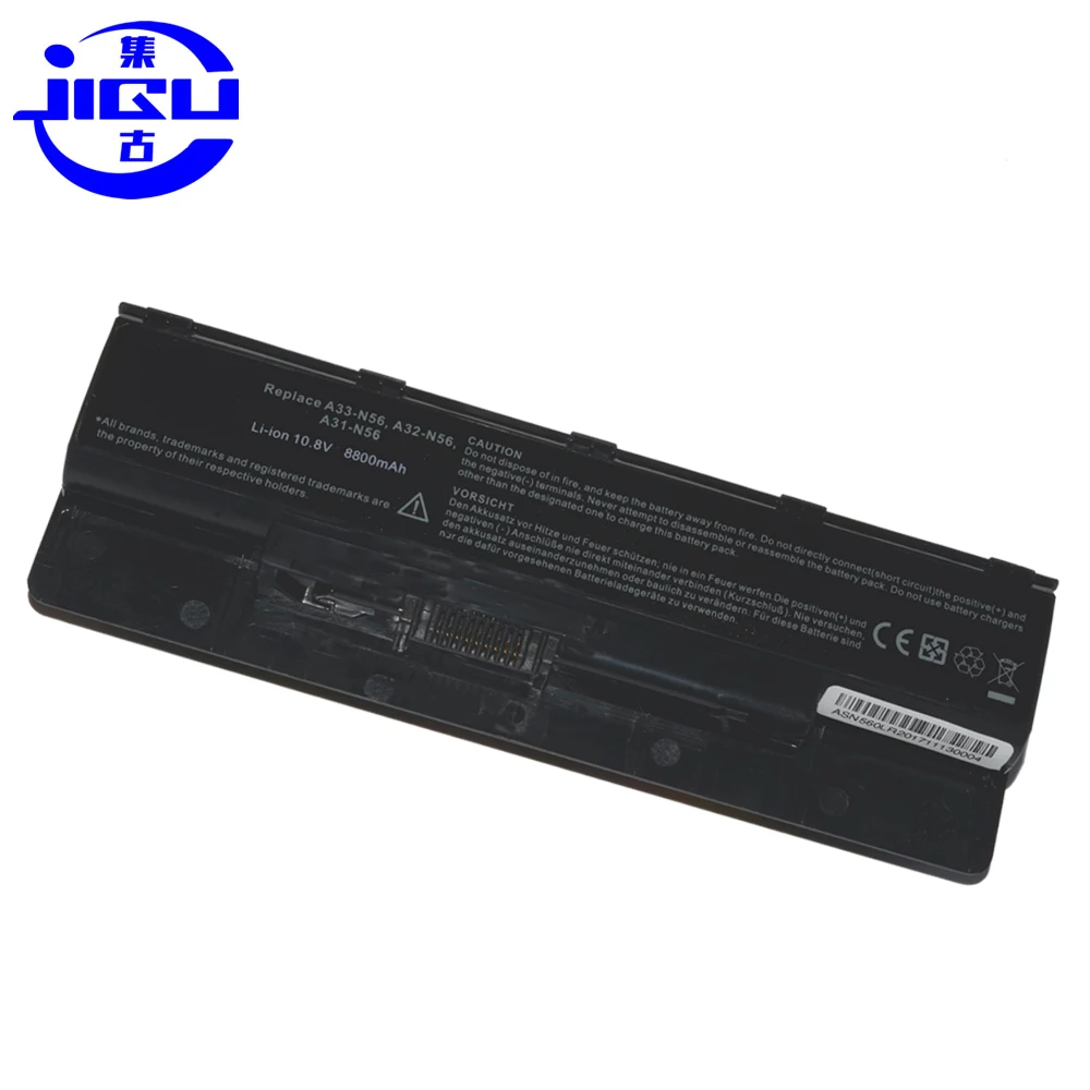JIGU 12 ячеек ноутбука Батарея для Asus N46 N46v N46VJ N56 N56D N56V N76 N76V A31-N56 A32-N56 A33-N56