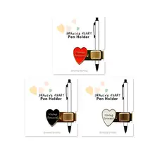 1 шт., металлическая пружина для ручек, держатель для ноутбука, дневник, красный, для школы, офиса, милые аксессуары/черный/каваи, канцелярские принадлежности, белый цвет, L7E4