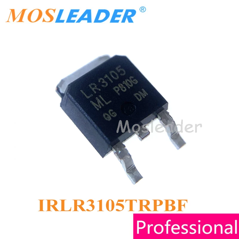 Mosleader IRLR3105 TO252 100 шт. 1000 N-Channel 55V 25A IRLR3105TRPBF IRLR3105PBF сделано в Китае высокое качество |