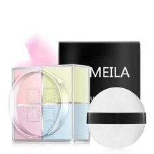 4 цвета, гладкий, четыре сетки, набор, макияж, пудра, контроль жирности, увлажняющий натуральный консилер, медовая пудра, макияж для лица, косметика