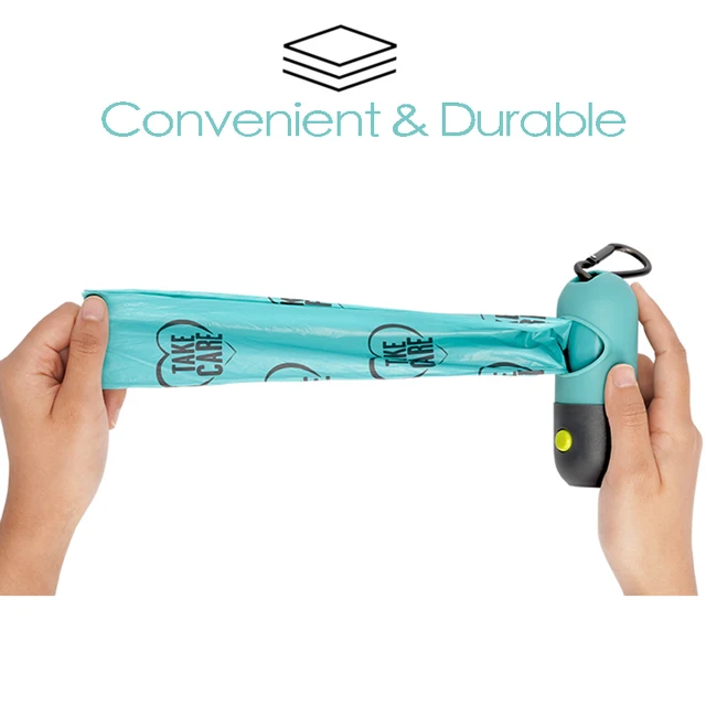 LED Light Pet Poop Bag Holder