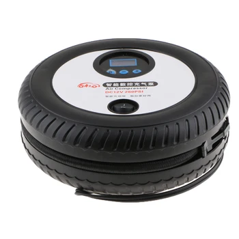 

Portable 12V 10A Car Air Compressor Pump Digital Display Tire Tyre Inflator