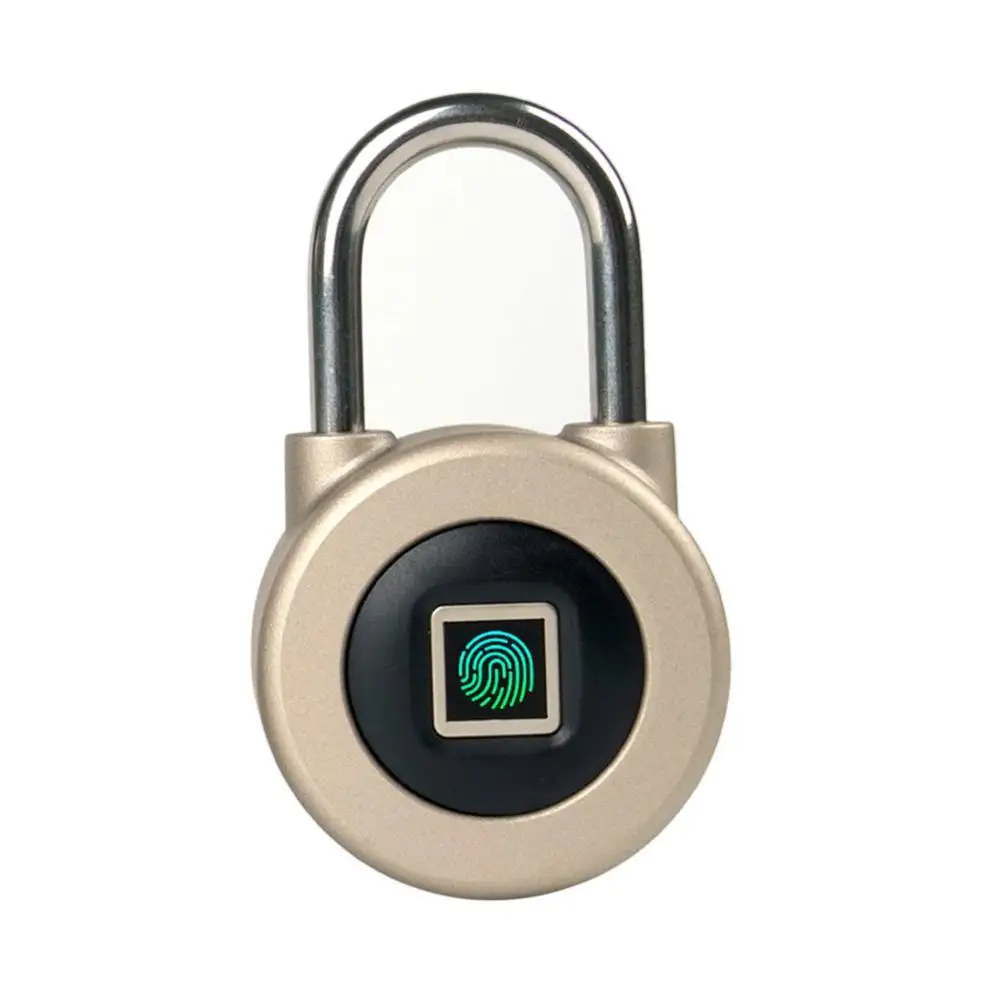 Smart keyless fingerprint lock BT waterproof application / anti-theft fingerprint unlock security padlock door luggage box lock