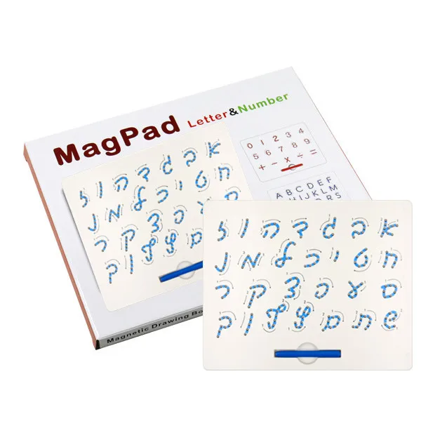 

Foreign Trade Export Children Magnetic Drawing Board CHILDREN'S Toy Wholesale Colorful Box Packaging Hebrew