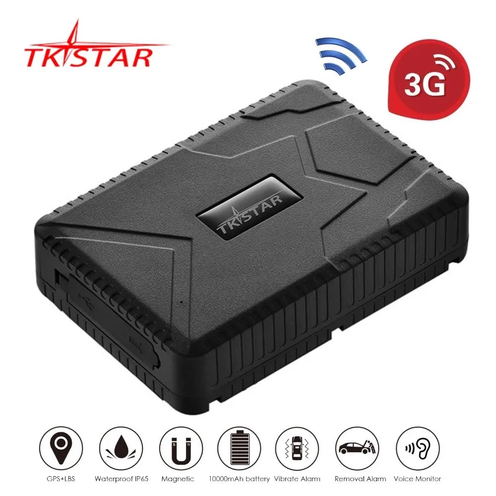 Водонепроницаемый GPS трекер 3G WCDMA TKSTAR TK915 IP 66 для автомобиля грузовик 120 дней в