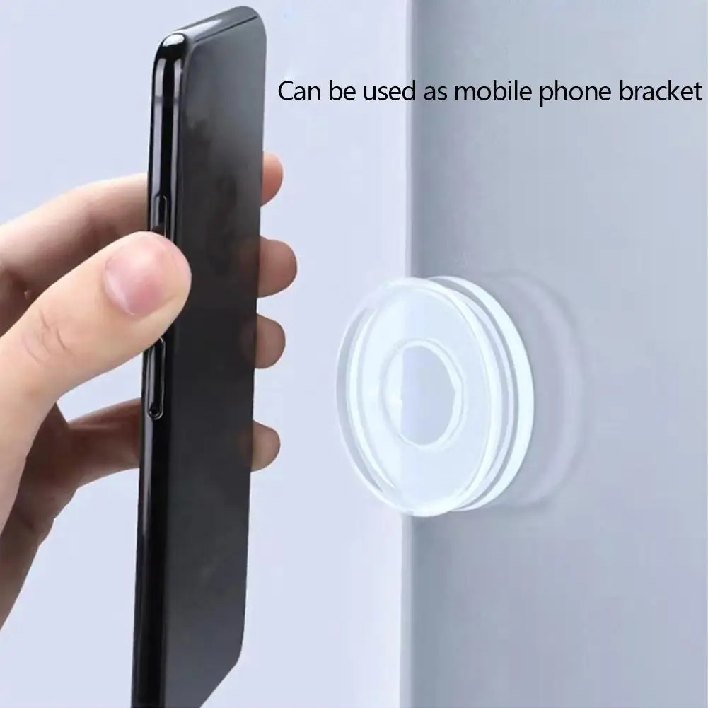 

For Pad Multi-Function Magic Stand and Stickers for Smartphones and Tablets Nano Rubber Mobile Phone Holder Round/Square