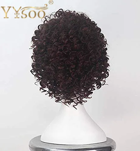 YYsoo косплей парик короткие Кудрявые каштановые волосы девушка дикая Saucerman Хэллоуин костюм парик