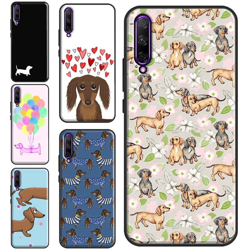 Чехол для телефона Dachshund Teckel Dackel Dog Для Huawei Y5P Y6P Y7A 2020 Y9S Y3 II Y5 Y6 Y7 Y9 2019 2018 2017 Nova 5T 3i 2i |