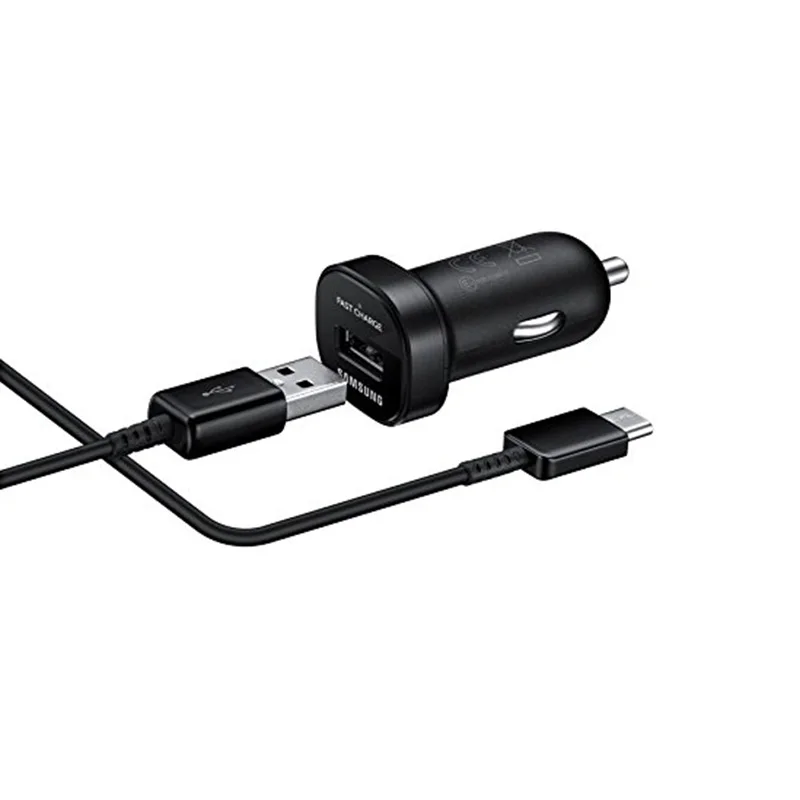 Автомобильное зарядное устройство Samsung A20 A30 A40 A7 USB адаптер с функцией быстрой