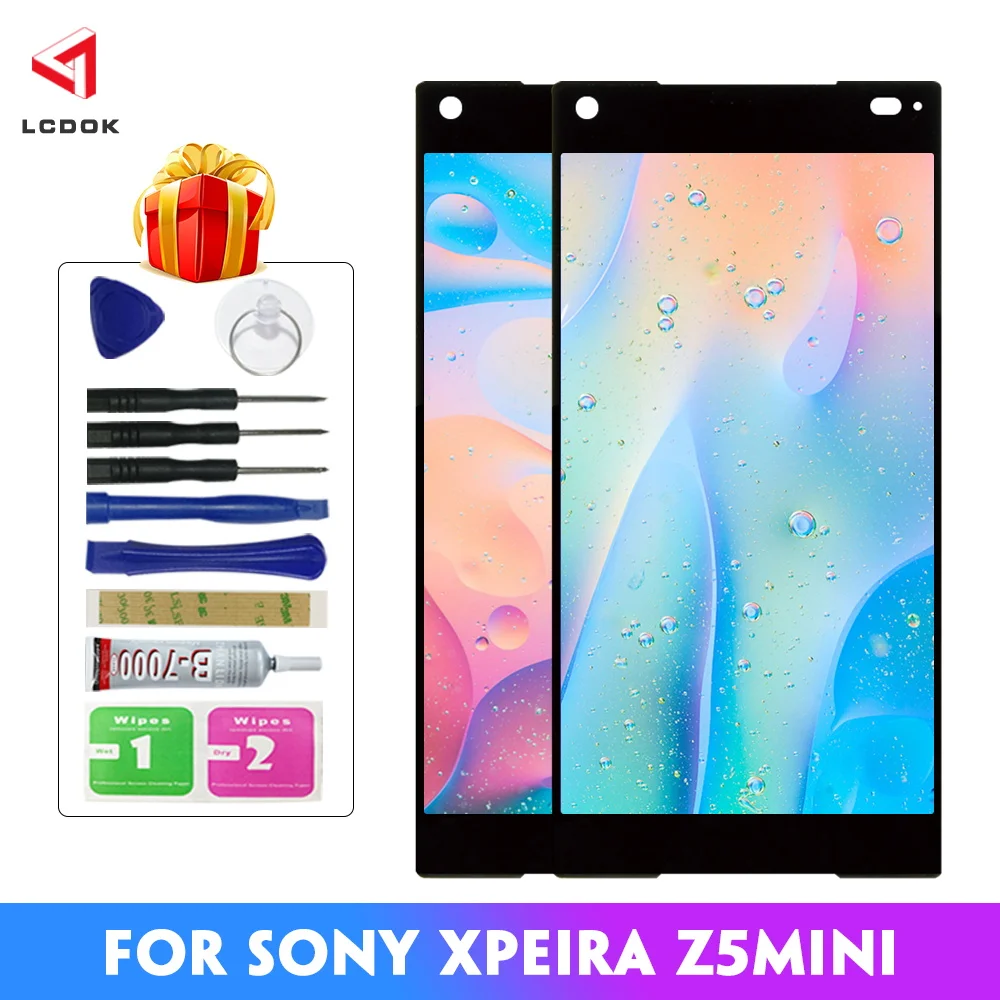 ЖК-дисплей для Sony Xperia Z5 Mini Compact E5823 E5803 сенсорный экран с цифровым преобразователем