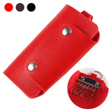 Ключница из искусственной кожи, автомобильный брелок для ключей, сумка, чехол Обложка для бумажника, кожаная ключница, кожаный брелок