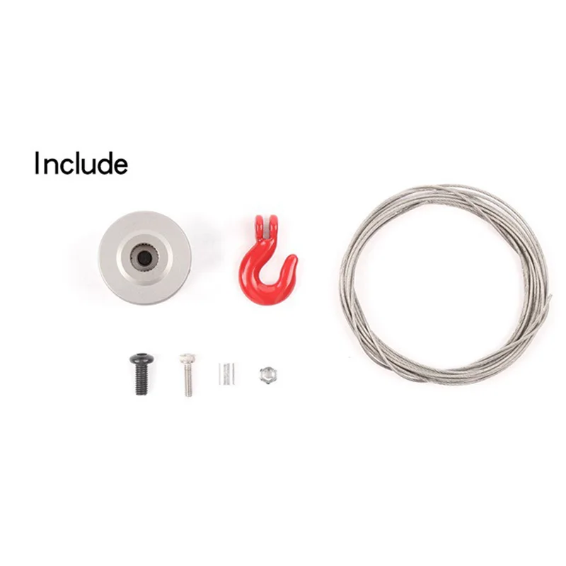25T engranaje de dirección Servo cabrestante rueda para 1/10 coche trepador control remoto TRX4 RC4WD D90 D110 Axial Scx10 90|Детали и