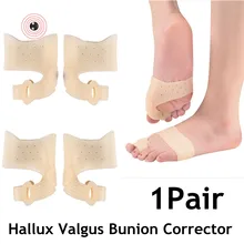 

Gel 1 Pair Soft Orthotic Tool Bunion 0verlapping Toes Durable Splint Hallux Valgus Corrector Toe Straightener