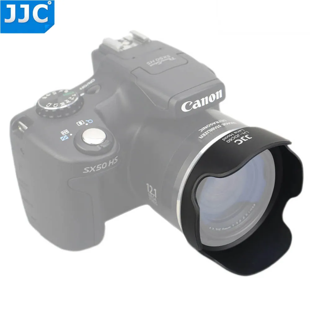 Байонетная бленда JJC для объектива камеры CANON PowerShot SX1 IS/SX10 IS/SX20 IS/SX30 IS/SX40 IS/SX50 HS