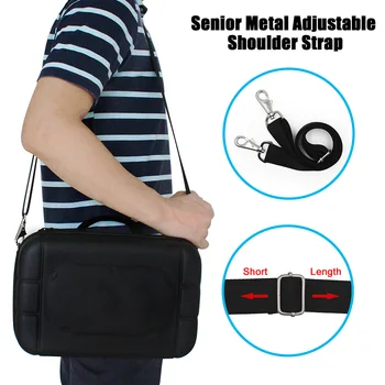 

Dustproof Adjustable Strap Touch Controllers Large Capacity Waterproof VR Glasses Bag PU Leather Gaming Headset For Oculus Quest