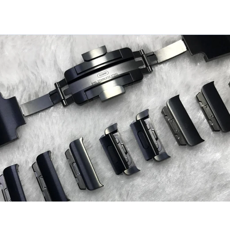 Оригинальный 1:1 ссылка браслет для наручных часов Apple watch версии 44 мм 40 42 38 версия