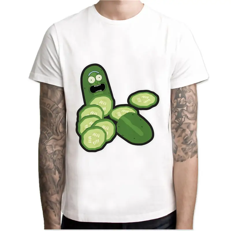 Мужская футболка rick and morty, новая футболка аниме Rick y morty, забавная футболка для мужчин, классные мужские футболки топы - Цвет: G4