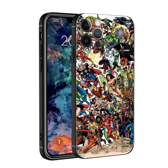 Phone Case For Apple iPhone 11 13 12 Pro Max 13 12 Mini XS max XR X 8 7 6s 6 Plus 7 8 6S 6 Fundas Retro Marvel Comic B11