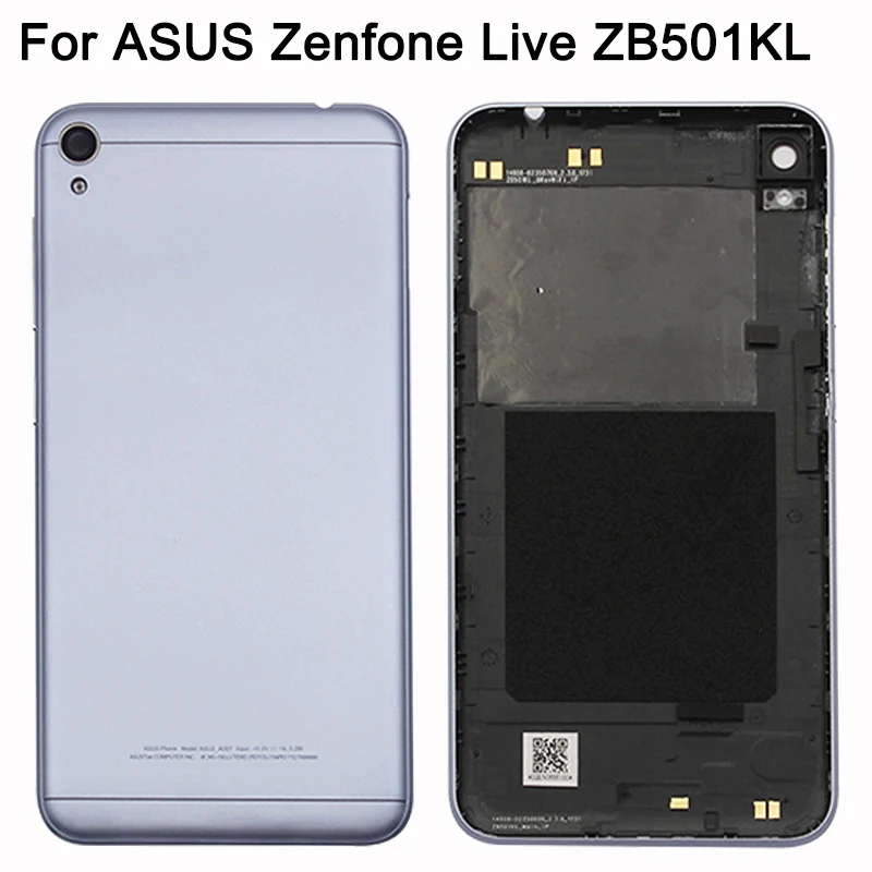 ZB501KL крышка батареи для ASUS Zenfone Live ZB501KL задняя крышка заднего стекла Корпус батареи Чехол