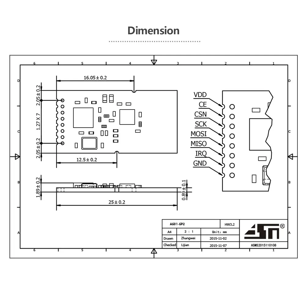 Рисунок 3 - 2,4 ГГц Nrf24l01100mW 20dBm 1200