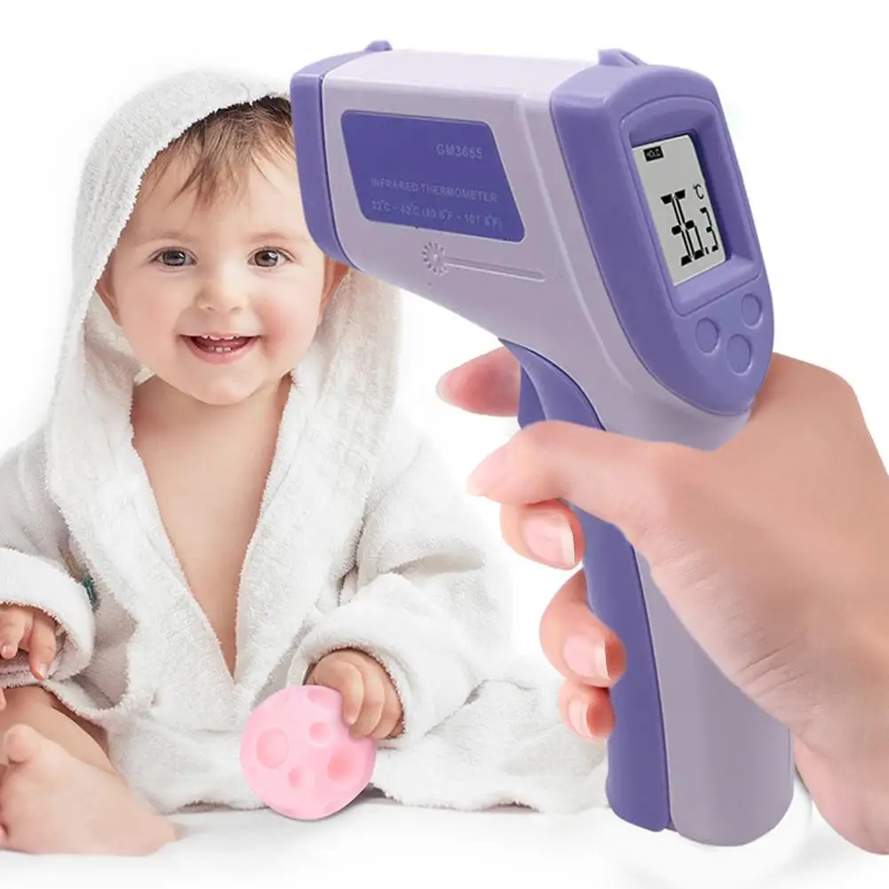 

Forehead Ear Thermometer Digital Infrared Thermometer for Non-contact Temperature Measurement Indoors Outdoors