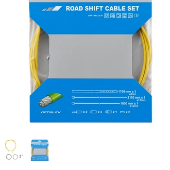

OPTISLICK Road Bicycle Shift Cable Set OT-SP41 1700mm Stainless Steel Variable Speed Line Bike Parts
